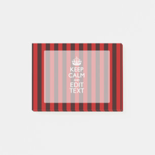 Post-it® Personnalisé Conserver Le Calme Votre Texte Décor 