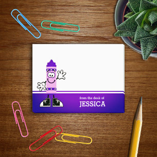 Post-it® Personnalisé Crayon violet