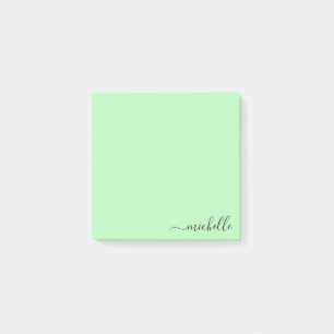 Post-it® Personnalisé Nom Minimaliste couleur Pastel person