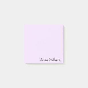 Post-it® Personnalisé Nom Minimaliste couleur Pastel person