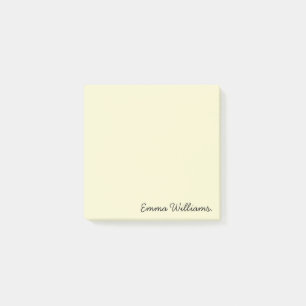 Post-it® Personnalisé Nom Minimaliste couleur Pastel person