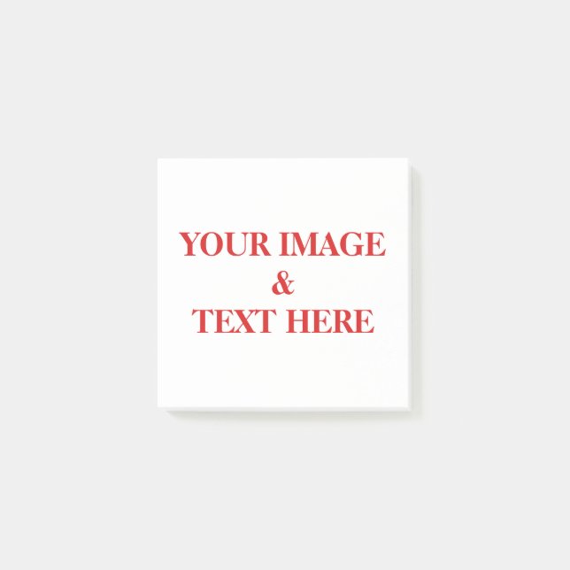 Post-it® Personnalisé Personnalisé Votre Propre Photo & Tex (Devant)