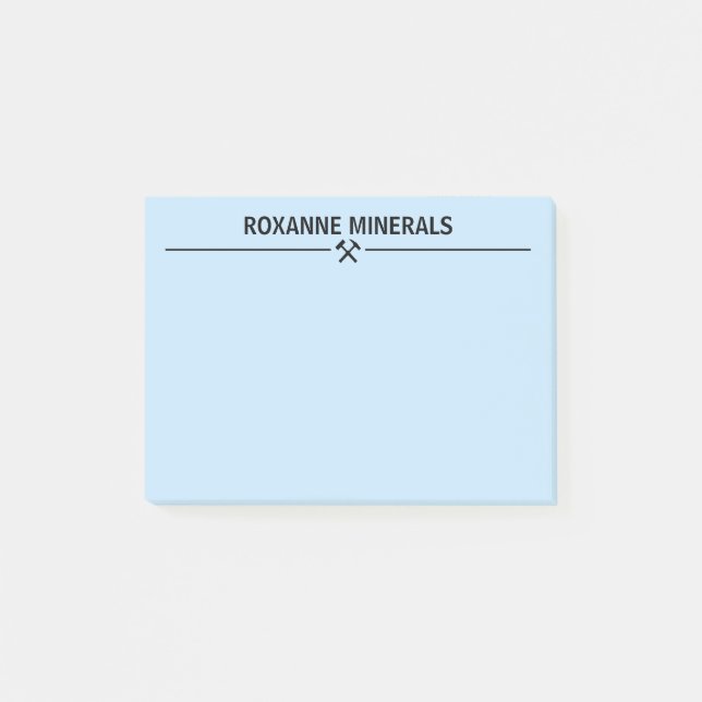 Post-it® Personnalisé pour géologue (Devant)