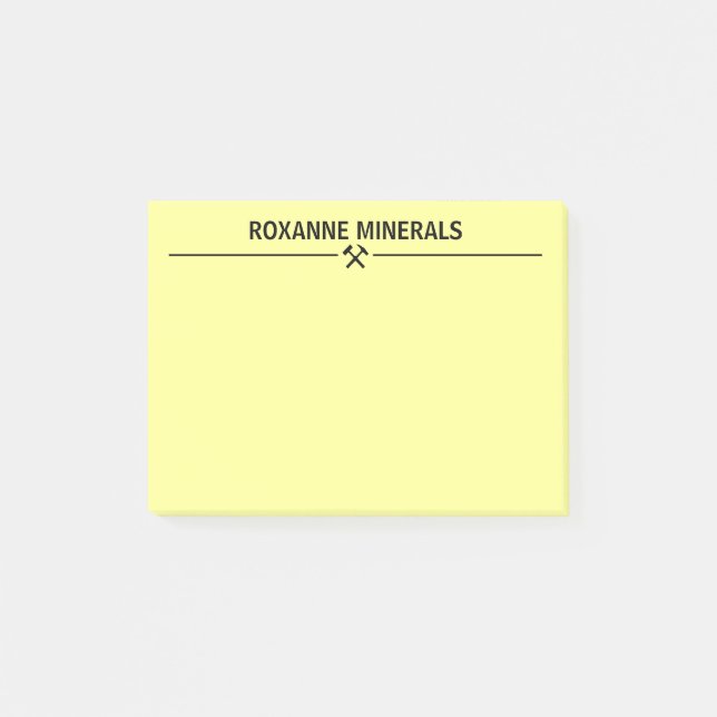 Post-it® Personnalisé pour géologue (Devant)