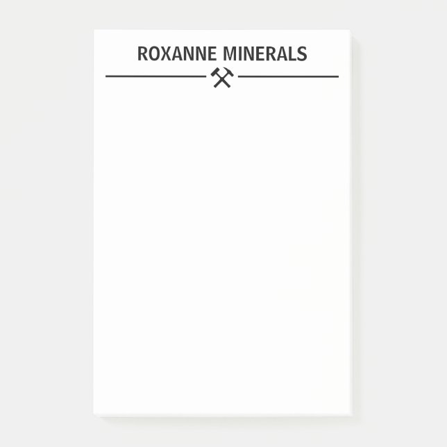Post-it® Personnalisé pour géologue (Devant)