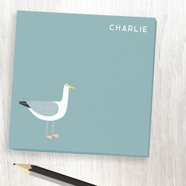 Post-it® Personnalisé Seagull (Fun Seagull personalized Post It notes)