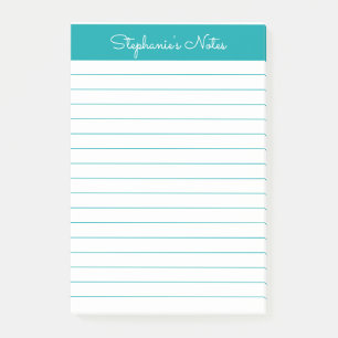Post-it® Personnalisé Turquoise simple