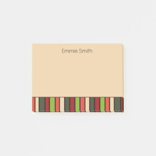 Post-it® Personnalisé Vert Orange Tan Rétro