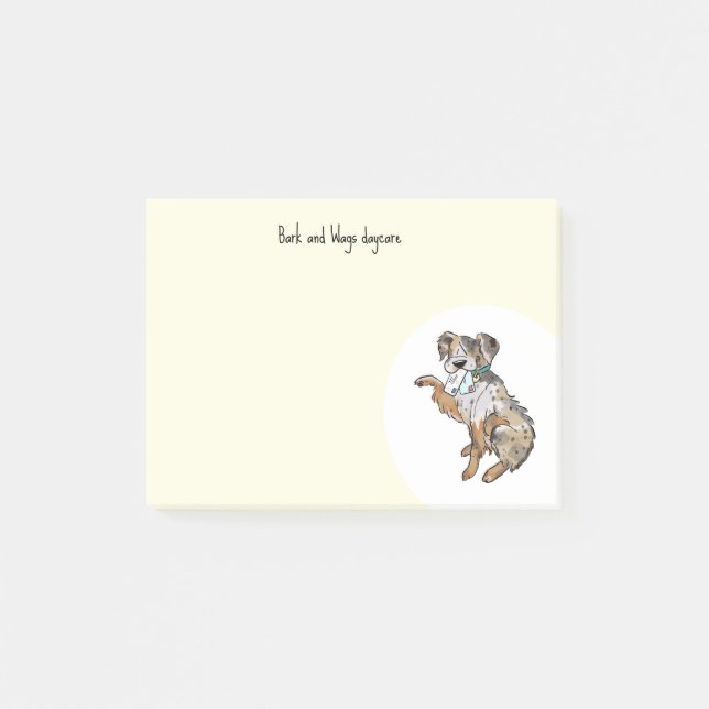 Post-it® Personnaliser Australian Shepherd (Devant)