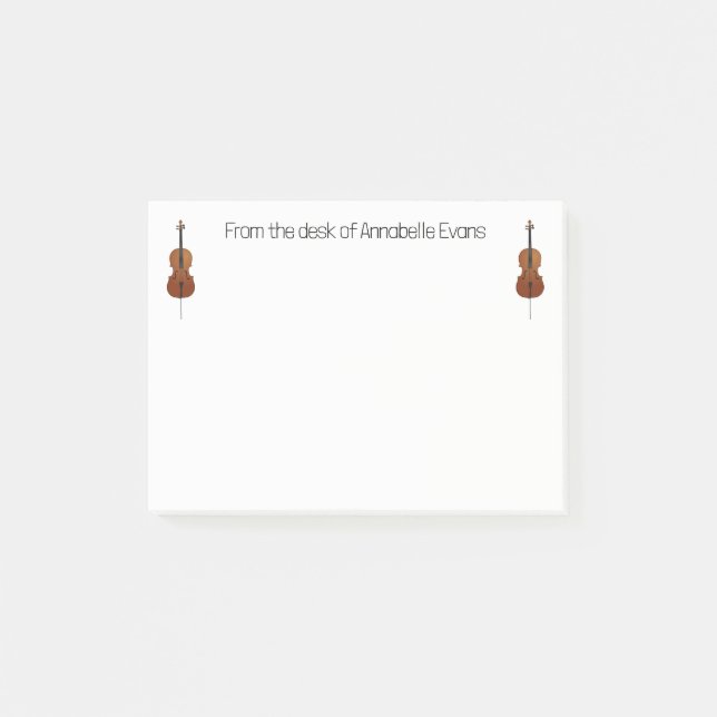 Post-it® Personnaliser Cello (Devant)