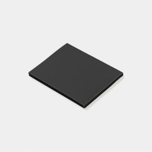 Post-it® Personnaliser simple Noir couleur solide
