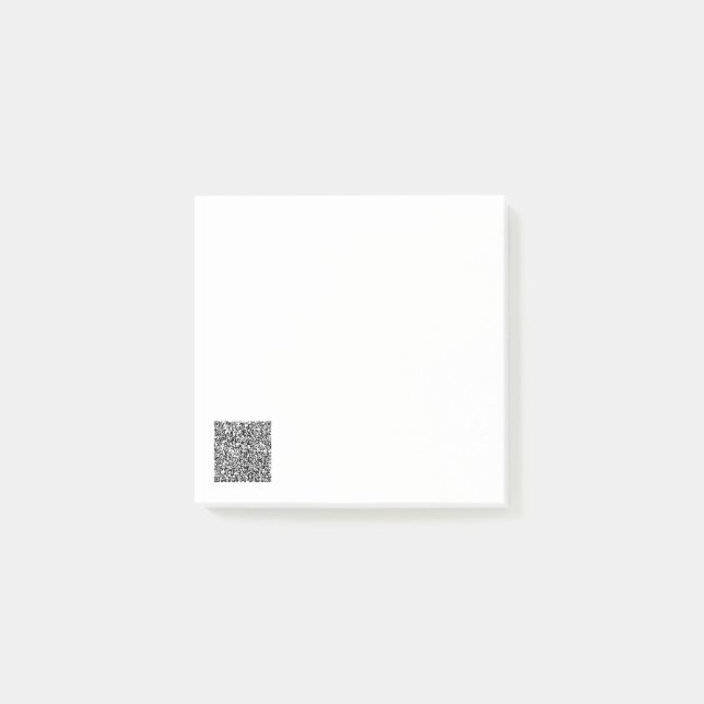 Post-it® Personnaliser votre code QR Notes personnalisées (Devant)