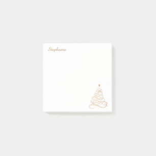 Post-it® Personnalisez : Arbre de Noël en filigrane