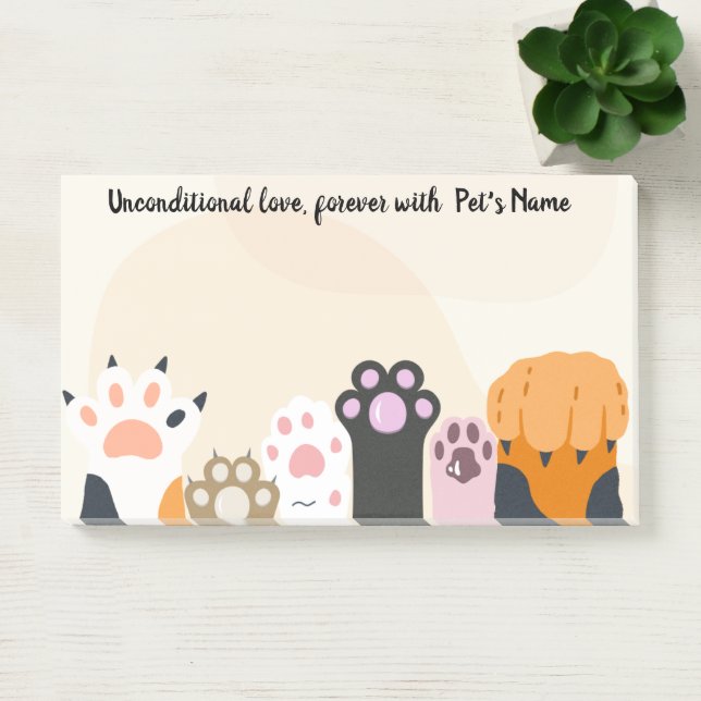Post-it® Personnalisez la note post-it de votre animal de c (Bureau)