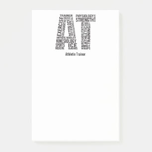 Post-it® Personnalisez l'entraîneur sportif nommé À