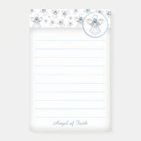 Personnalisez:  Noël bleu "Ange de la Foi"