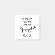 "Personne Ne Voit Pour Qui Vous Votez"