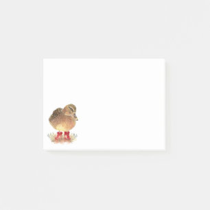 Post-it® Petit Canard mignon dans Bottes en caoutchouc roug