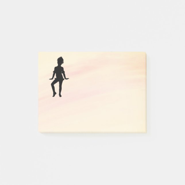 Post-it® Petit Danseur Cutest Mellow jaune (Devant)