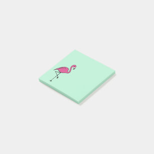 Post-it® Petit Flamant rose Rétro À Faire Liste Publier Des