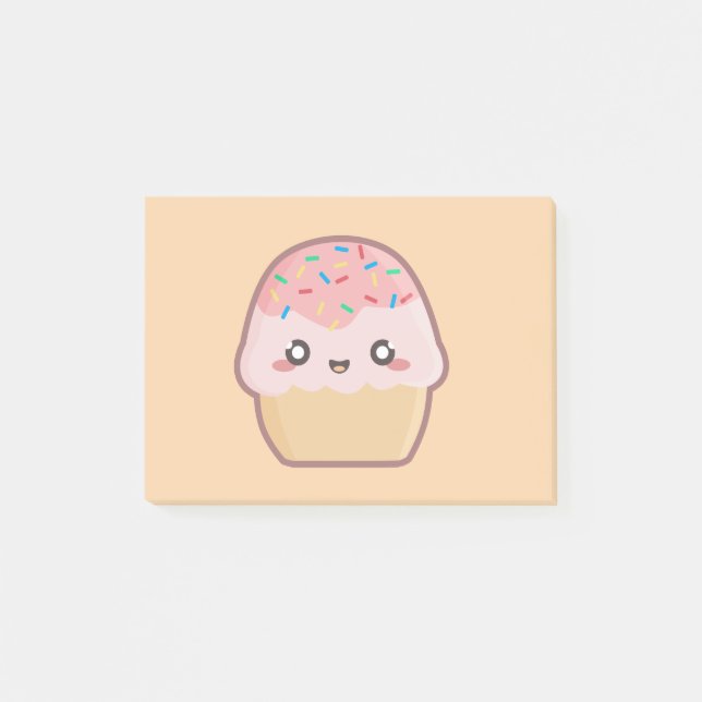 Post-it® Petit gâteau de Kawaii (Devant)
