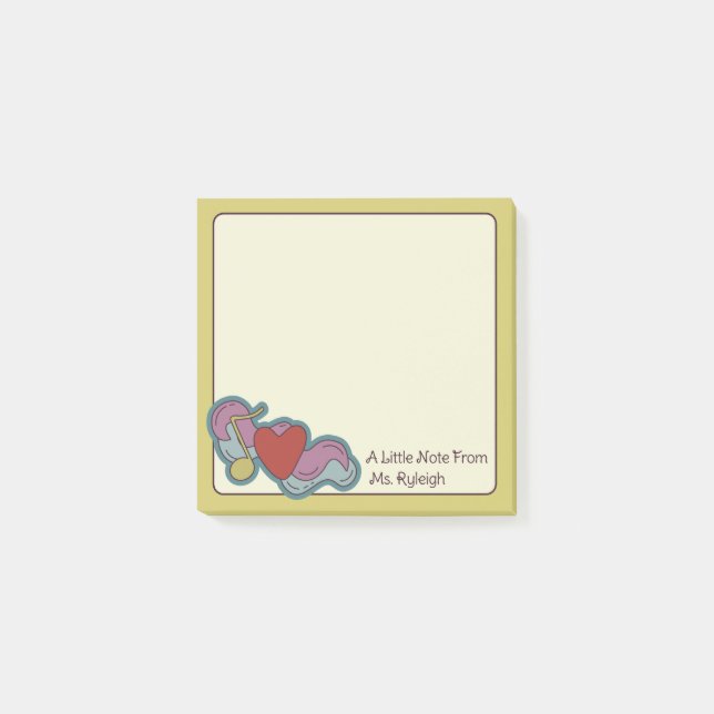 Post-it® Petit mot d'amour : gribouillages pour amateurs de (Devant)