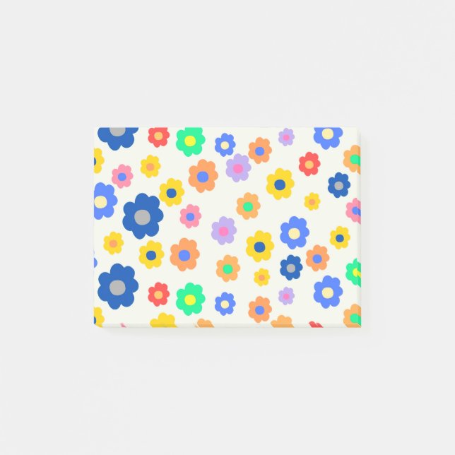 Post-it® Petit Motif blanc coloré Y2K (Devant)