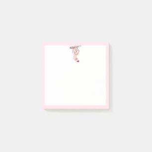 Post-it® Petit Noël Stocker Pastel Pink Holiday