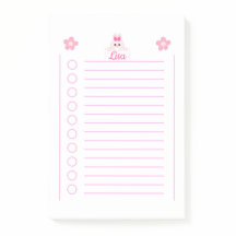 Petite Fille Mignonne Petit Lapin Avec Nom Personn