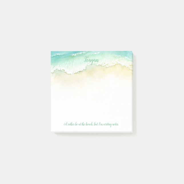 Post-it® Petites notes d'eau d'émeraude (Devant)