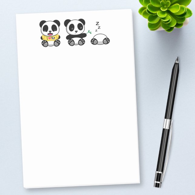 Post-it® Petites Pandas (Créateur téléchargé)
