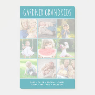 Post-it® Petits-enfants personnalisés Noms Instagram 9 Phot