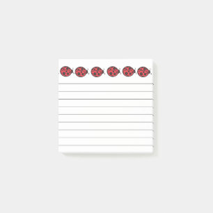 Post-it® Petits Ladybugs Rouges Publier Des Notes