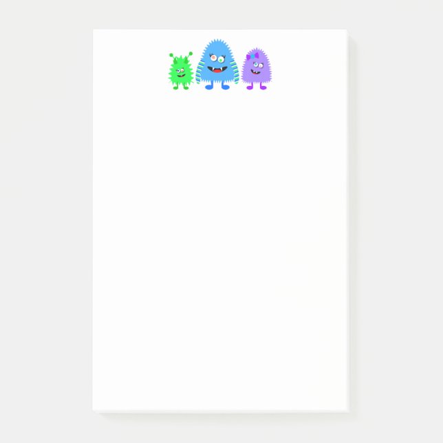 Post-it® Petits monstres mignons (Devant)