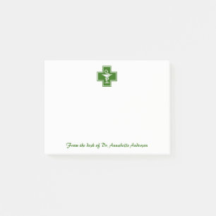 Post-it® Pharmacy Cross Logo post-it notes