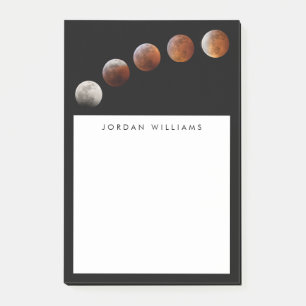 Post-it® Phases de la pleine lune Éclipse lunaire totale   