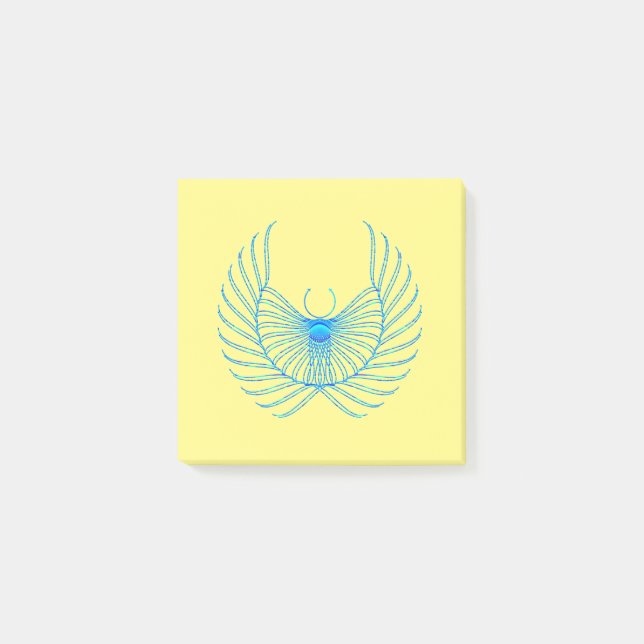 Post-it® phénix bleu (Devant)