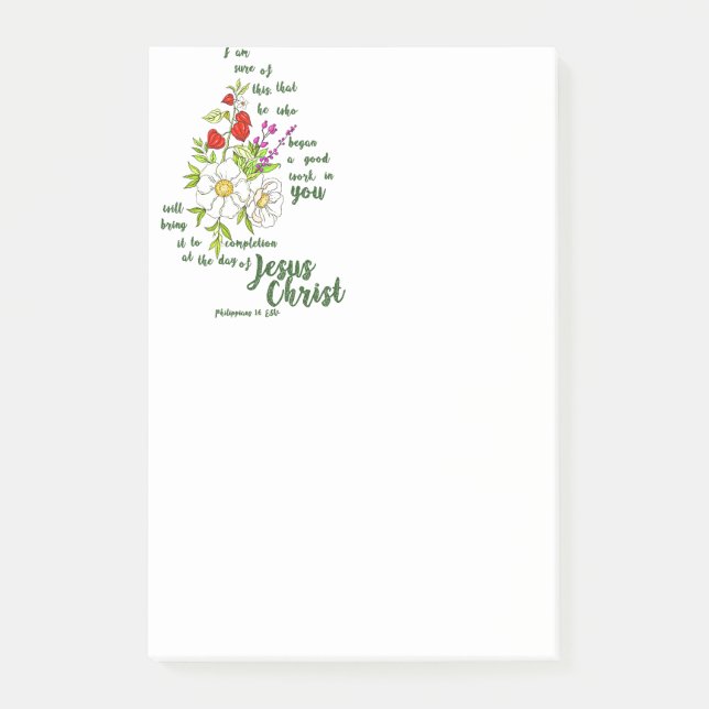 Post-it® Philippiens 1:6 (Devant)