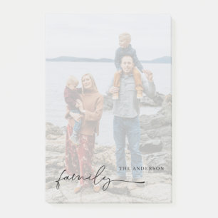 Post-it® Photo avec nom Notes personnalisées de post-it déf