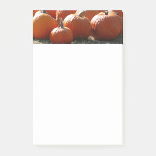 Post-it® Photo de citrouilles pour l'automne, Halloween ou
