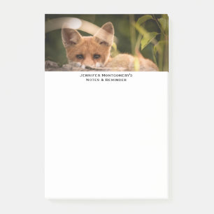 Post-it® Photo de Cute Little Orange Fox