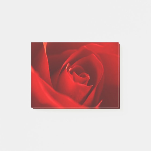 Post-it® Photo de rose rouge (Devant)