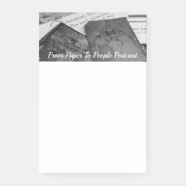 Post-it® Photo d'un ancêtre FPPP Post-Son (Devant)