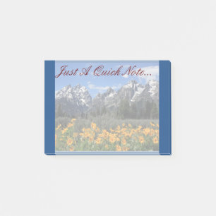 Post-it® Photo Grand Teton Springtime Souvenir