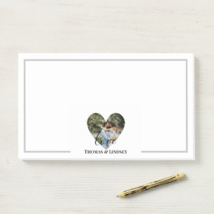 Post-it® Photo personnelle Heart Frame Modern Calligraphy