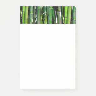 Post-it® Photographie de la nature de tiges de bambou vert