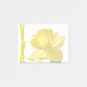 Post-it® Photographie florale de Daffodil jaune