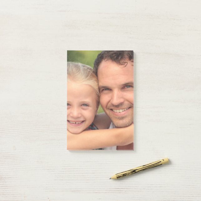 Post-it® Photographie personnalisée (Sur un bureau)