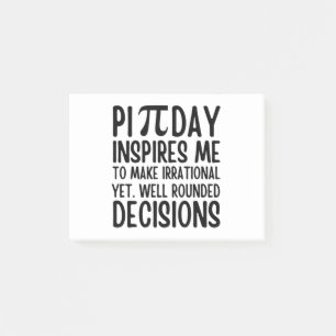 Post-it® Pi Day Funny