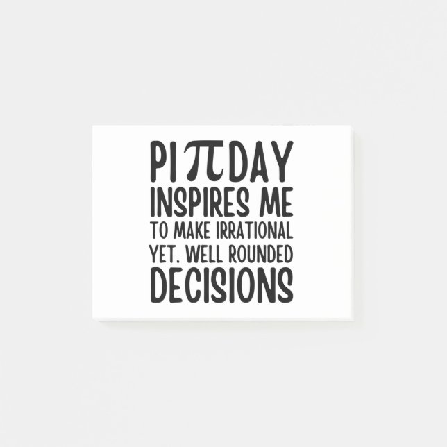 Post-it® Pi Day Funny (Devant)